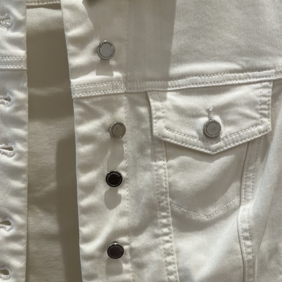 Blank NYC white denim jacket - Picture 4 of 5